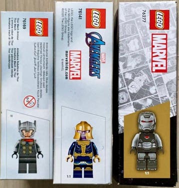 Lego Set - Marvel - 3x Marvel Mech Armour [76141 - 76169 -, Nieuw