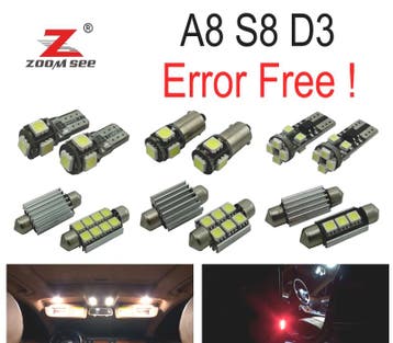Kit 23 Ampoules Led Intérieur Pour Audi A8 S8 D3 Quattro 03, Verzenden, Nieuw