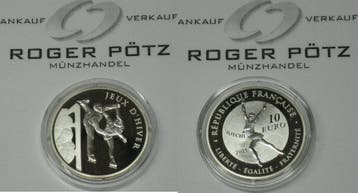 Frankreich 10 Euro zilver 2011 Eiskunstlaufen Olympiade S..., Verzenden, België