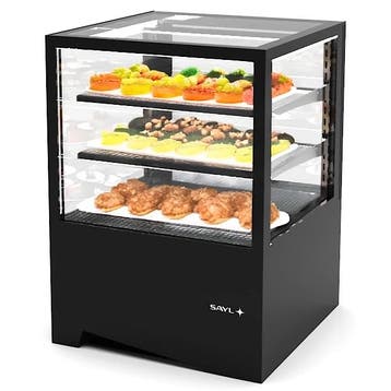 Koelvitrine | INTEGRA | Zwart | +2°C/+6°C | Geforceerd | 3, Verzenden, Nieuw in verpakking