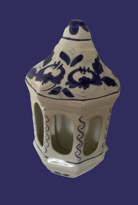 Lantaarn - Aardewerk - Keramiek lamp voor buiten, Antiek en Kunst, Curiosa en Brocante