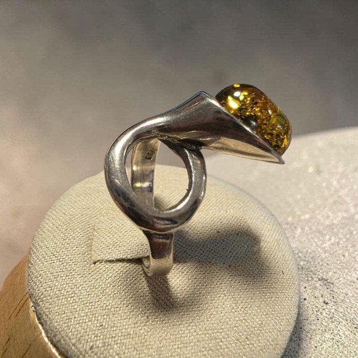 Zilver - Ring, Verzamelen, Mineralen en Fossielen