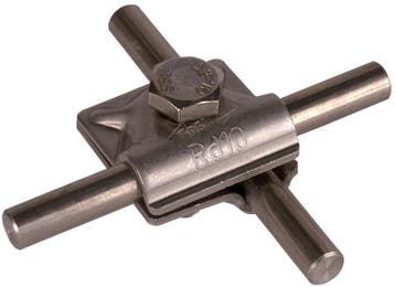 Dehn MV klem met zeskantbout 10mm roestvrij staal - 391059, Verzenden, Nieuw