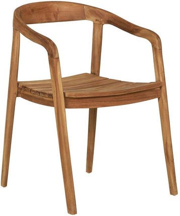 House Nordic Eetkamerstoel Otero - Teak — zo goed als nieuw, Verzenden, Nieuw