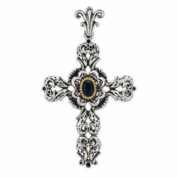 Sans prix de réserve - Pendentif en forme de croix - 14