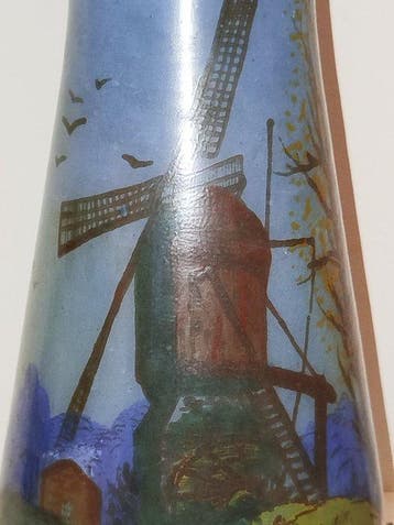 (1839-1916) - vase répertorié Thionville signé Leg -