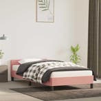 vidaXL Bedframe met hoofdeinde zonder matras 100x200 cm, Verzenden, Nieuw