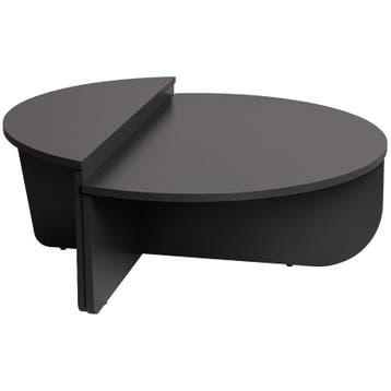 Evila Salontafel - Antraciet - Nieuw/Ongebruikt - Melamine -, Verzenden, Nieuw, 50 tot 100 cm, Scandinavisch