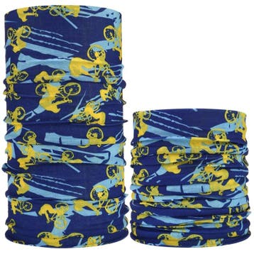 Fako Fashion - Microfiber Faceshield - Bandana - Nekwarmer -, Verzenden, Nieuw