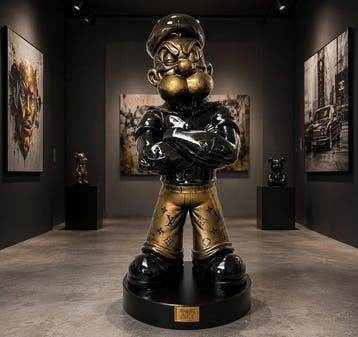 Daluxe Art - 1999 • XXL LV PopEye Sculpture – 70 cm