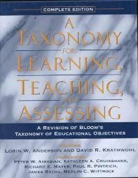 Taxonomy for Learning, Teaching, and Assessing, A:A Revision, Verzenden, Anderson Lorin