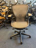 Grote Voorraad Herman Miller Aeron Remastered Bureaustoelen, Verzenden, Zwart, Zo goed als nieuw, Bureaustoel