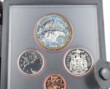 Canada. Proof 1980 Year Set incl. Silver Dollar (Zonder