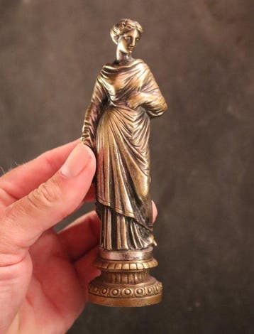 Paar antieke beelden - sculptuur, Klassieke oudheid figuren, Antiek en Kunst