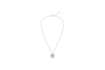 Collier - 14 carats Or blanc - 3.59ct. tw. Diamant (Cultivé, Bijoux, Sacs & Beauté, Colliers