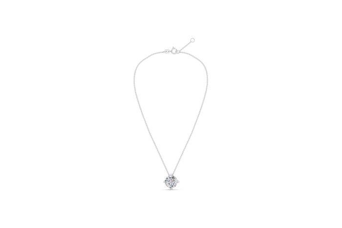 Collier - 14 carats Or blanc - 3.59ct. tw. Diamant (Cultivé, Bijoux, Sacs & Beauté, Colliers