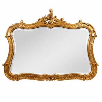Wandspiegel - Hout, Glas - 124 cm