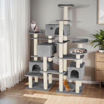 Krabpaal Entissar 214cm - grijs, Dieren en Toebehoren, Verzenden, Nieuw