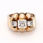 Ring - 18 karaat Geel goud Diamant (Natuurlijk), Handtassen en Accessoires, Ringen, Nieuw