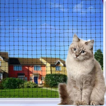Kattennet 6x3m staaldraad: 35% korting! Retour deal, Dieren en Toebehoren, Verzenden, Nieuw