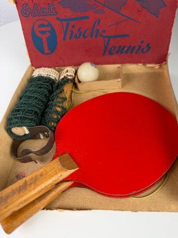 Erlau Tisch-Tennis - pingpong - 1955 - Racket, Nieuw