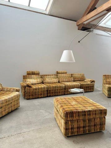 Laauser - Zitgroep (9) - Fluweel - Modulaire bank