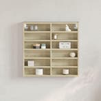 vidaXL Vitrinekast 60x8,5x58 cm bewerkt hout sonoma, Verzenden, Nieuw