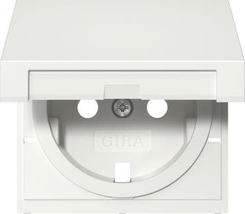 Gira Schuko Afdekking HC Systeem 55 Puur Wit - 492203, Bricolage & Construction, Verzenden