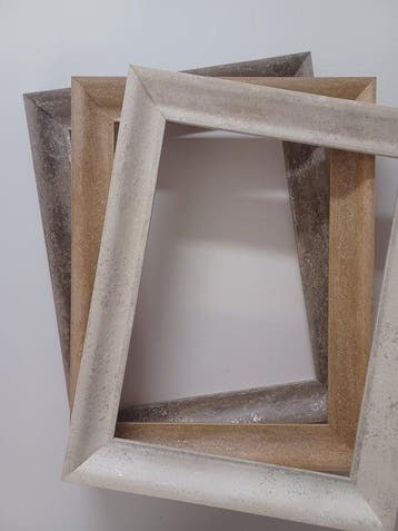 LPM Frames - Lijst (3) - Hout - Wit, zandkleurig, grijs