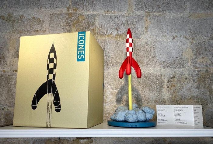 Tintin - Statuette Moulinsart 46405 - La fusée au décollage, Livres, BD | Comics