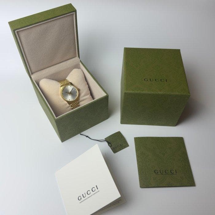 Gucci - G-Timeless - 18kt Gold Plated - YA1264155 - Femme -, Bijoux, Sacs & Beauté, Montres | Hommes