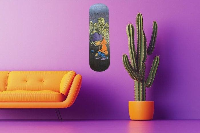 Jinks Kunst - BEN IN THE CITY (SKATE), Antiek en Kunst, Kunst | Schilderijen | Modern