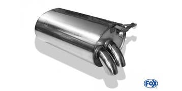 FOX Mercedes SL type R129 einddemper Ø70mm - 2x55 type 28 -, Auto-onderdelen, Verzenden, Nieuw