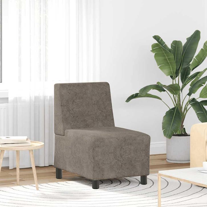 vidaXL Modulaire bank zonder armleuningen donkergrijs 55 cm, Maison & Meubles, Canapés | Salons, Envoi