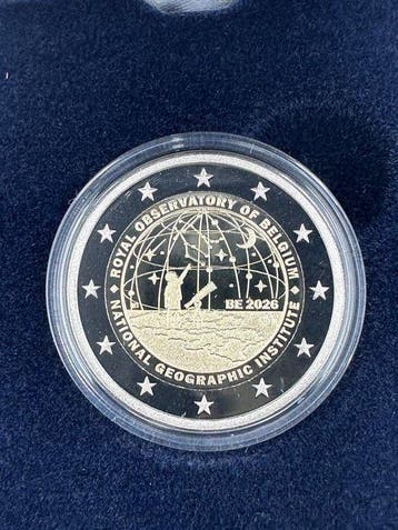 Belgique. 2 Euro 2026 Geographic Institute and Royal