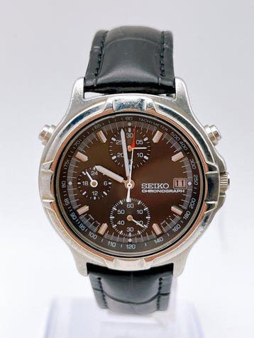 Seiko - chronograph - Zonder minimumprijs - 7T27-6A50 A4 -