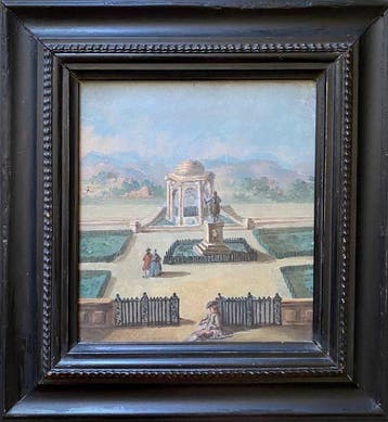 Scuola veneta (XVIII) - Capriccio con Figure
