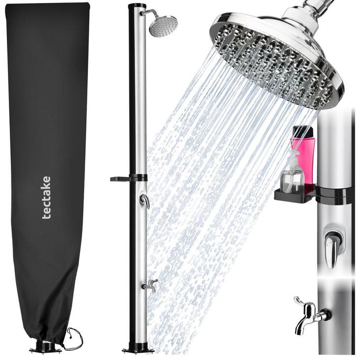 Zonnedouche Tinto 20 l - zwart/zilver, Bricolage & Construction, Sanitaire, Envoi
