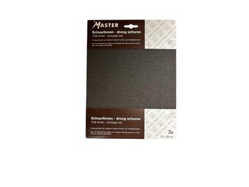Veiling - 10x Master vellen schuurpapier 80, Nieuw