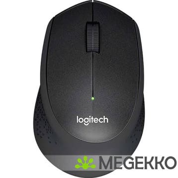 Logitech Mouse M330 Silent Plus Zwart Draadloze Muis, Verzenden, Nieuw