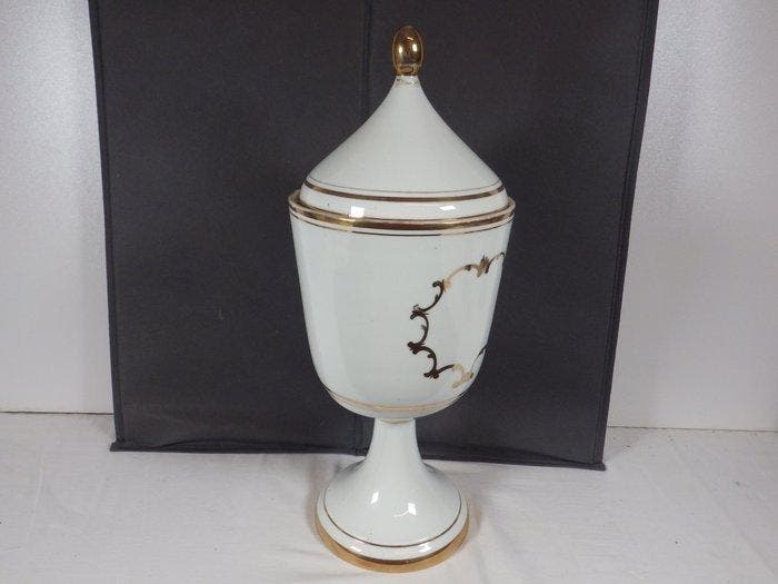 Antiek Bak - Porselein - 1900-1910 - Vaas met deksel /, Antiek en Kunst, Antiek | Glaswerk en Kristal