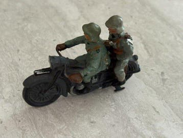 Lineol - Figuur - soldat x 2 lineol elastolin a moto très