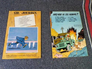 Gil Jourdan T9 + T12 - 2x B - 2 Album - Eerste druk -, Livres