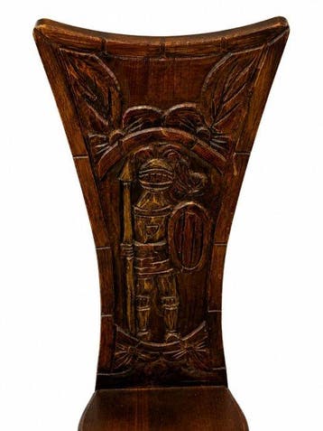 Stoel - Hout - Ridderstoel / Troonstoel