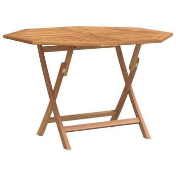 Table teck massif 110x110 pliante - Seconde chance -55%, Tuin en Terras, Verzenden, Nieuw
