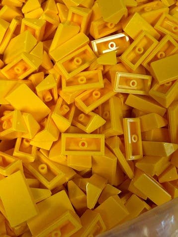 Lego Briques - Lego 1x2 dakpan oranje 250 stuks, Enfants & Bébés, Jouets | Duplo & Lego