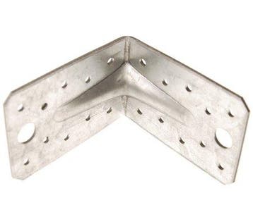 Hoekplaat Joint, 90x90x65x2.5 mm, gegalvaniseerd, Verzenden