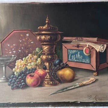 Europäische Schule (XIX-XX), signiert G. Rumpel -