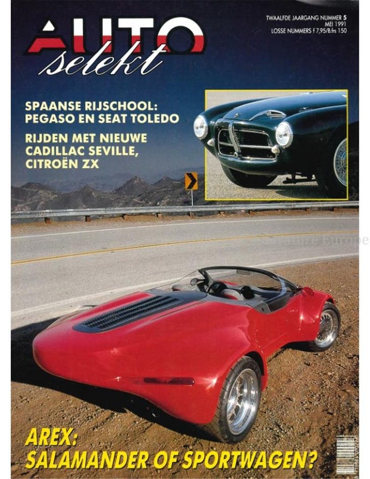 1991 AUTO SELEKT MAGAZINE 5 NEDERLANDS, Livres, Autos | Brochures & Magazines