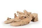 Manfield Muiltjes in maat 37 Beige, Verzenden, Beige, Zo goed als nieuw, Manfield